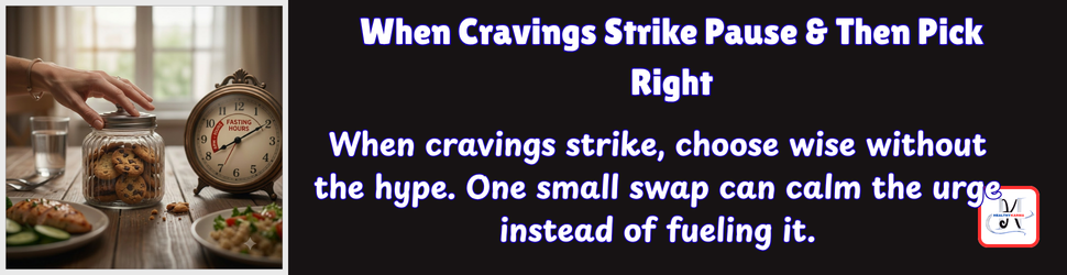 When cravings strike, pause and choose right